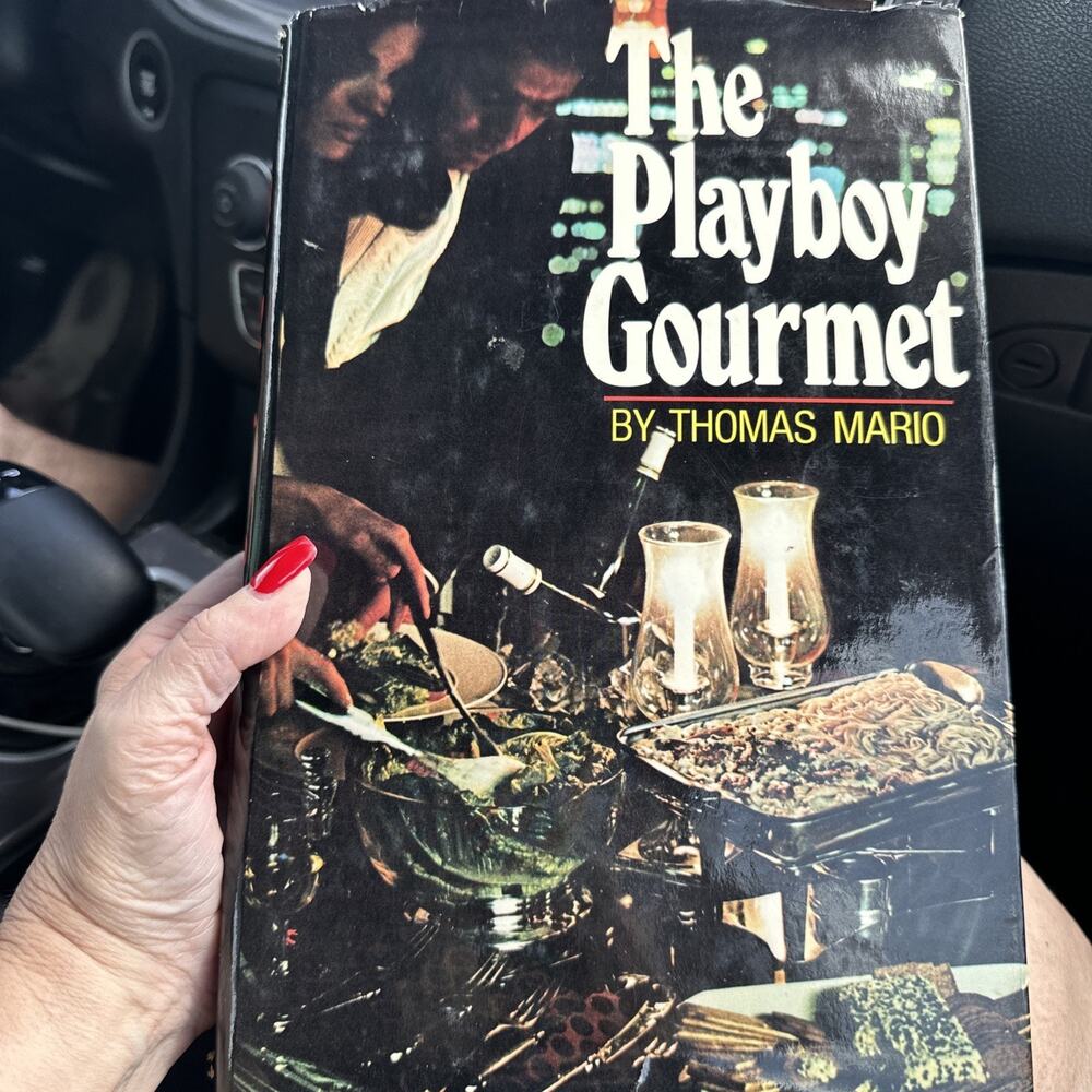 The Playboy Gourmet- Hardcover Book‎ 7th Printing 1972 By Thomas Mario Cookbook